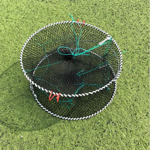 Cage de piège à homard et crabe en PEHD personnalisable <span class=keywords><strong>pour</strong></span> le débarquement de l'aquaculture Filet à poisson de <span class=keywords><strong>mer</strong></span> multifonctionnel avec nœud unique <span class=keywords><strong>pour</strong></span> la pêche - Product Image 2