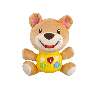 Mini peluche <span class=keywords><strong>orsacchiotto</strong></span> farcito-giocattoli musicali per animali appena nati con suoni elettrici e luci - Product Image 1