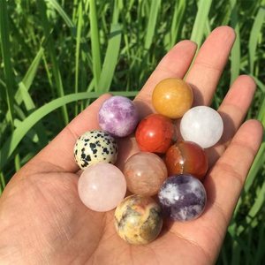 Boule <span class=keywords><strong>de</strong></span> cristal Non poreuse <span class=keywords><strong>de</strong></span> 20mm/mélange assorti <span class=keywords><strong>de</strong></span> perles rondes Non percées sans trou, pierres précieuses, pierre <span class=keywords><strong>de</strong></span> poche, sculpture <span class=keywords><strong>de</strong></span> sphère, cristal et marbre - Product Image 6