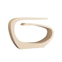 Console ultra-étroite de style européen moderne en fer forgé, table d'appoint artistique de luxe léger pour entrée commerciale