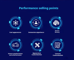 Machine VR 9D à cheval en acier, VR intérieure commerciale, OEM/ODM pour <span class=keywords><strong>parcs</strong></span> à thème et centres commerciaux - Product Image 2