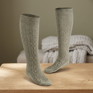 Custom Men's <b>Knee</b> <b>High</b> <b>Socks</b> 80% Cotton Traditional German Trachten Soft Stretchy Knitted for Oktoberfest - Product Image 2