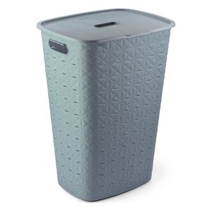 Porta biancheria <b>plastica</b> riciclata (56Lt) SOFTEX Verde acqua K258700 - Product Image 1