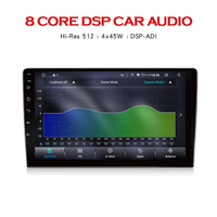 Reproductor de DVD para Auto Android 14.0 Universal T9 de 7/9/10 Pulgadas, 3+32/4+64GB, Radio Android, DSP, Carplay Inalámbrico, Función de Cámara 360