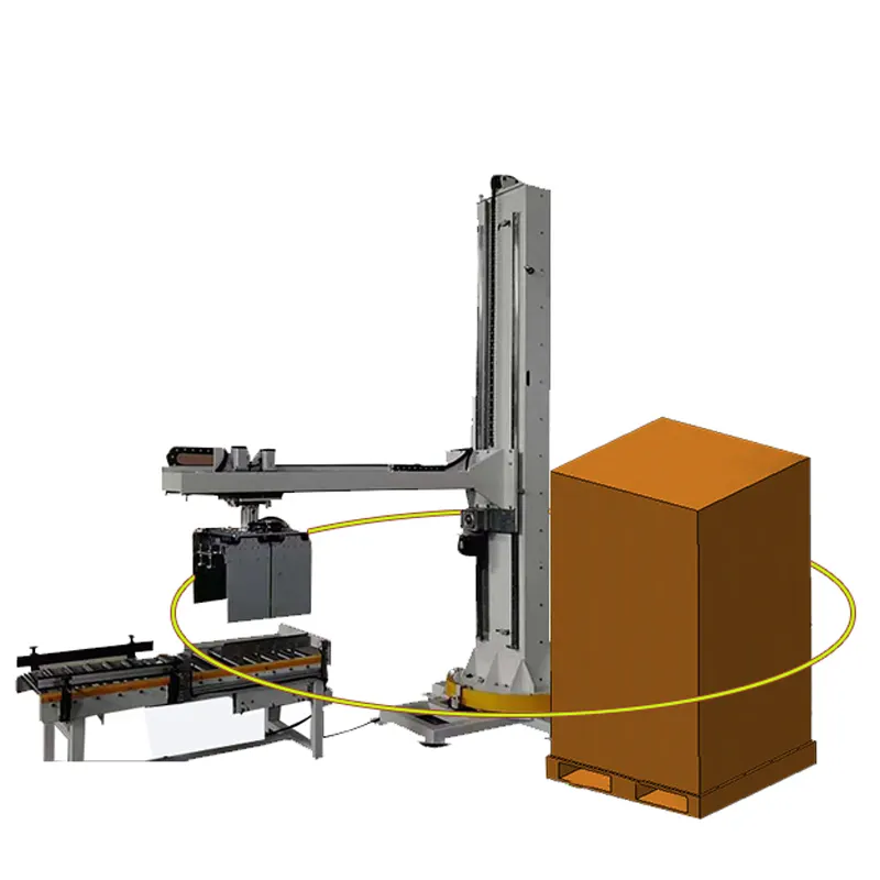 Industrieller Roboter-Stapler-Palletierer automatische Palletierermaschine zum Stapeln von Kartons Wasserflasche auf Palette