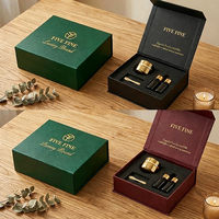 Boîte d'emballage en carton rigide faite à la main pour les produits cosmétiques et de beauté, boîtes d'emballage personnalisables pour coffrets cadeaux