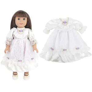 wholesale good quality 46 cm 18 inch girl doll baby reborn doll dress clothes for girl dolls