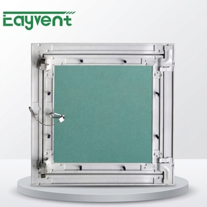 Pannello di accesso a filo muro Eayvent con pannello in gesso verde e profilo in alluminio per soffitto e parete, con portello di accesso e telaio di copertura - Product Image 1