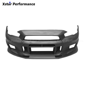 กันชนหน้าสไตล์ Vari Vrs Ver.3 ทำจากไฟเบอร์กลาส สำหรับรถยนต์มิตซูบิชิ แลนเซอร์ อีโวลูชั่น อีโว 10 <span class=keywords><strong>X</strong></span> ปี 2008-2016 - Product Image 1