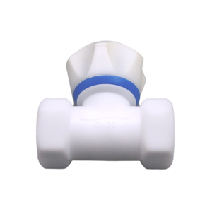 Robinet d'angle à diaphragme en plastique à deux voies pour le contrôle de l'eau, qualité supérieure, pour salle de bain et cuisine - Product Image 6