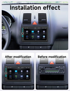 Lecteur multimédia de voiture BQCC 7 pouces 2Din Type-c Colorfor Lights pour CarPlay sans fil universel, Android Auto, Mirrorlink, <span class=keywords><strong>autoradio</strong></span> stéréo FM BT - Product Image 4