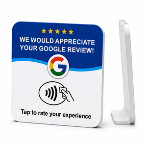 Tarjeta NFC Vorx Tech para Reseñas de Google, Tarjeta de Reseñ<span class=keywords><strong>a</strong></span> Personalizada sin Contacto de PVC con Código <span class=keywords><strong>QR</strong></span> - Product Image 1