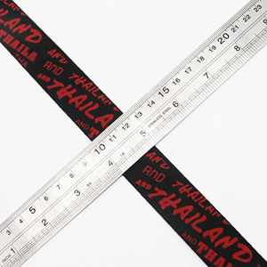 สายรัดผ้าไนลอนทอแบบเรียบพิมพ์ลายกาวตามสั่ง สำหรับตกแต่งกระเป๋าเป้สะพายหลัง - Product Image 5