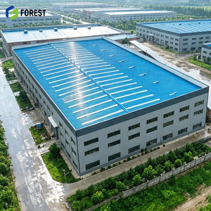 Modular Pre Engineered Structural Steel Frame Workshop Warehouse Clear Span High Clearance Production Depot Frame - Product Image 1