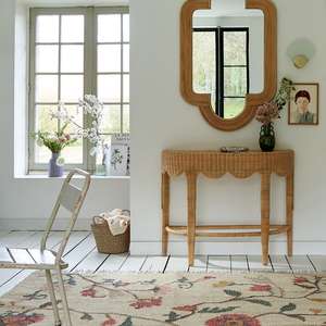 Venta al por mayor superventas espejo de ratán decoración colgante de pared hecho a mano en Vietnam con patrón de planta OEM disponible - Product Image 4