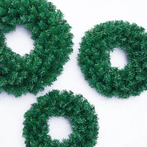 Guirnalda de Ratán de Diferentes Tamaños para Decoración Navideña, Guirnalda Artificial de Hojas Verdes Suaves para Decoración de Fiestas y Bodas - Product Image 2