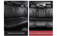 Housses de siège auto personnalisées noires et bordeaux pour Hyundai Elantra 2021-2026, véhicules 5 places, accessoires auto respirants, utilisation toutes saisons