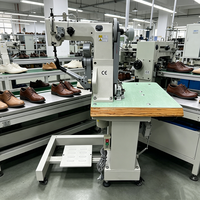 Machine à coudre industrielle pour le bord des chaussures, machine à coudre industrielle, machine à coudre latérale pour le cuir, utilisée 168