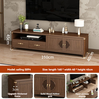 Meuble TV multifonctionnel en bois massif LXYX, style moderne et simple, meuble de rangement pour salon, petite table basse, meubles pour la maison