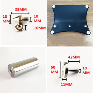 Support de haut-parleur <span class=keywords><strong>HiFi</strong></span> en bois massif DY-05, armoire Audio, équipement d'amplificateur, amortisseur, étagère à ongles (modèle global) - Product Image 4