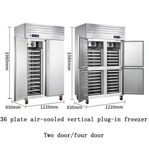 Kaliteli dört kapı dik soğutucular veya dondurucular dikey ticari göğüs ticari buzdolabı restoran dondurucu