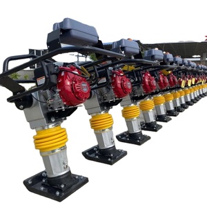 Pilonneuse à moteur portative pour compactage de sols et routes, avec moteur importé - Product Image 1