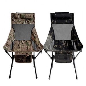 Складное кресло-шезлонг из ткани Оксфорд 1000D с высококачественным алюминиевым каркасом 7050 для кемпинга, пикника, походов, рыбалки, путешествий и пляжа - Product Image 1