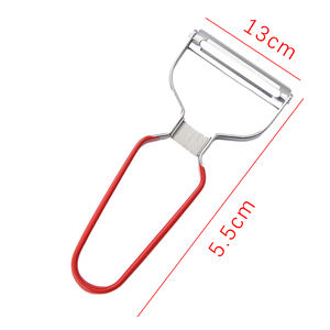 مقشرة خضروات وفواكه يدوية من الفولاذ المقاوم للصدأ فائقة الحدة ، بطاطس جميع الفواكه ، قاطعة يدوية ، أداة مطبخ مصنوعة من المعدن PP - Product Image 4