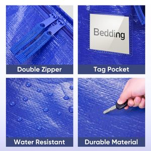 Lot de 6 sacs de <span class=keywords><strong>déménagement</strong></span> extra larges de haute qualité avec fermetures à glissière - Product Image 5