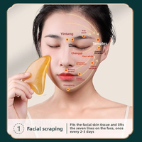 Planche Gua Sha en corne de bœuf naturelle authentique, stimulante des méridiens, outil puissant universel pour la beauté du visage et du corps entier, lifting facial