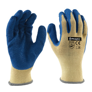 Guantes de Seguridad Industriales Resistentes al Calor, Tejidos con Aramida, Recubiertos de Látex Antideslizante, con Protección Contra Cortes en la Palma - Product Image 1