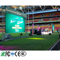 Pantalla LED Grande para Exteriores con Mantenimiento Frontal, Pantalla de Video HD para Estadios, Panel Publicitario Impermeable de Aluminio Fundido a Presión