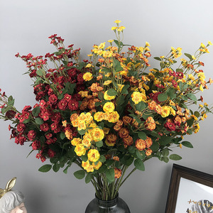 Flores artificiales <span class=keywords><strong>al</strong></span> <span class=keywords><strong>por</strong></span> <span class=keywords><strong>mayor</strong></span> vistas en decoración real, rosas artificiales o decoración para decoración de bodas - Product Image 2