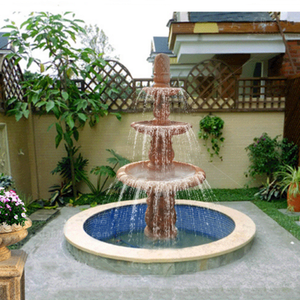 Fontana Moderna in Marmo Intagliato a Più Livelli, Diametro 3 M, Ecologica, Garanzia a Vita, Servizio Personalizzato Completo - Product Image 3