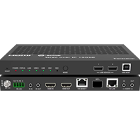 Encoder/Decoder 4K HDMI HDR AV Over IP SDVoE dengan Peralihan Tanpa Gangguan, Matriks, Kontrol Video Wall 9X9, dan Fungsi Multi-viewer