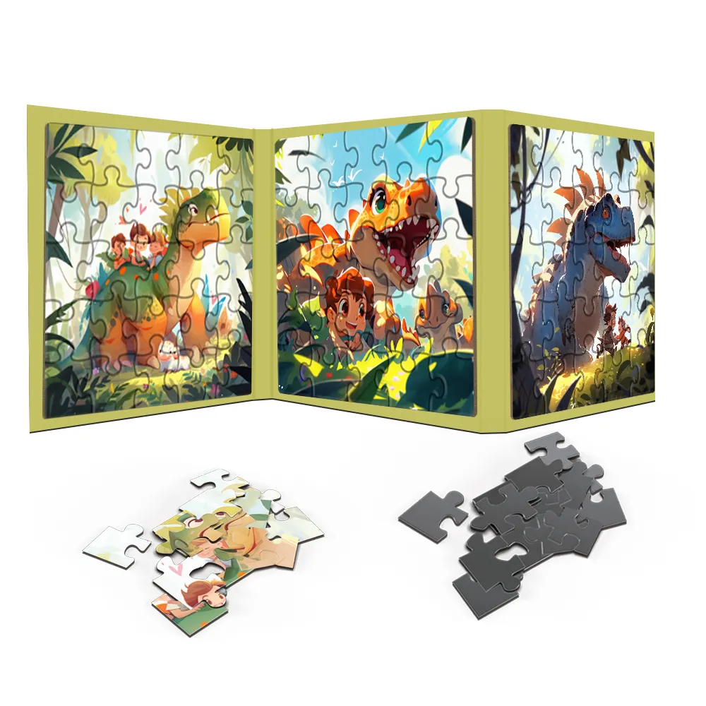 Customized wholesale children's favorite magnetic puzzle advanced puzzle toys magnetic puzzle books