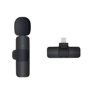 Micrófono Lavalier inalámbrico de solapa con Clip profesional de alta calidad Lav Mic Ideal para filmación de <span class=keywords><strong>Vlogging</strong></span> - Product Image 3