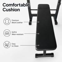 Banc de musculation en acier pour la maison, rack de musculation multifonctionnel réglable, support pliable pour la musculation
