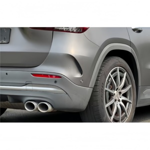 Diffuseur de pare-chocs arrière en plastique ABS noir brillant style AMG H247, montage direct, compatible avec Mercedes Benz <span class=keywords><strong>GLA</strong></span> H247 <span class=keywords><strong>2020</strong></span>+ - Product Image 6