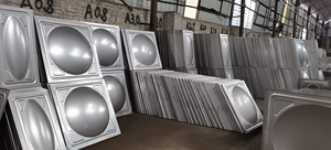 Tanque de Água Quadrado em Aço Inoxidável, Tanque de Armazenamento <span class=keywords><strong>Industrial</strong></span> em Grau 304/316 para Água Potável e Líquidos, Tamanhos e Capacidades Personalizadas - Product Image 5