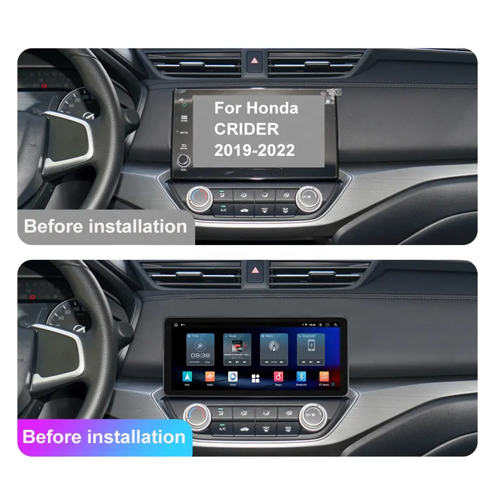 Jmance 12.3 pollici Autoradio 2 Din Carplay Head Unit Android Car Stereo e Audio Radio per Honda envio/Crider 2019-2022