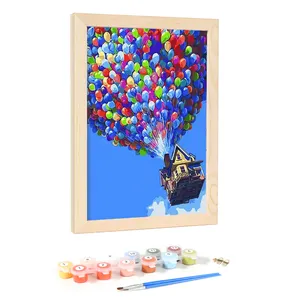 paint by numbers with frame painting by numbers customize canvas framed paint by numbers for adults with frame