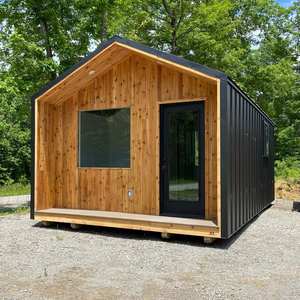 Casa <span class=keywords><strong>de</strong></span> Árbol Prefabricada Ecológica <span class=keywords><strong>de</strong></span> <span class=keywords><strong>Madera</strong></span> y Acero, Villa para Vacaciones Familiares, Casa Pequeña <span class=keywords><strong>de</strong></span> Lujo Resistente al Viento para Vivir - Product Image 1