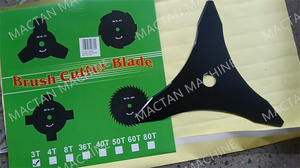 Wholesale Brush Cutter Blade 3 Tooth <b>Lawn</b> <b>Mower</b> Grass Cutter Blade Accessories for Grass Trimmer - Product Image 2