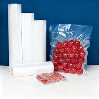 Rouleaux de scellage sous vide pour congélateur Sacs à texture de points en relief pour le stockage de la viande et des aliments Pochette de scellage thermique robuste