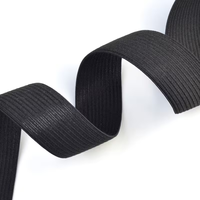 Rouleau de sangle élastique tricotée haute élasticité, bande élastique en polyester et caoutchouc pour la couture, accessoires pour vêtements et sangles de fitness