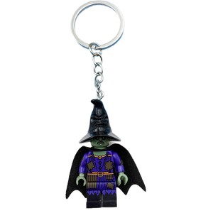 Porte-clés et pendentif de sac en plastique, style européen et américain, thème Halloween, avec breloque tête de sorcière et citrouille à assembler - Product Image 5