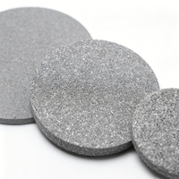 Disque filtrant en acier inoxydable sinterisé sur mesure Kuangxun |   Résistant aux hautes températures et à la pression |   pour les systèmes de fluides industriels |    Pores de 0,1 à 100 µm