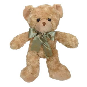 Orsacchiotto animale personalizzabile <span class=keywords><strong>30</strong></span> <span class=keywords><strong>cm</strong></span> <span class=keywords><strong>peluche</strong></span> morbido fabbrica Logo personalizzato <span class=keywords><strong>peluche</strong></span> con t-shirt nera - Product Image 3