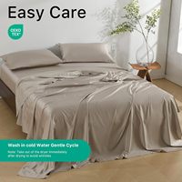 Parures de draps en bambou, ensemble de literie en gros, ensemble de draps-housses 100 % bambou biologique